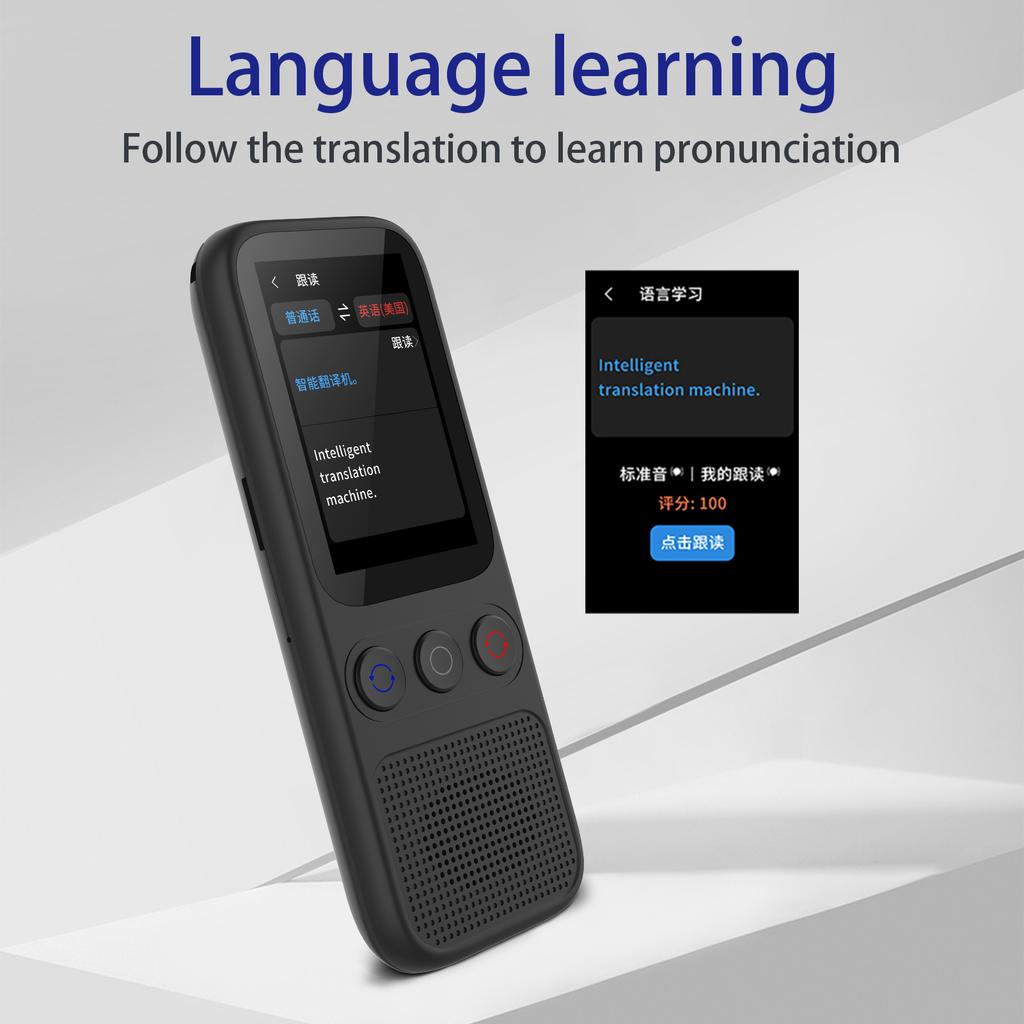 Portable Language Translator Device with 138 Languages Voice Translating 17 Offline Translation Simultaneous