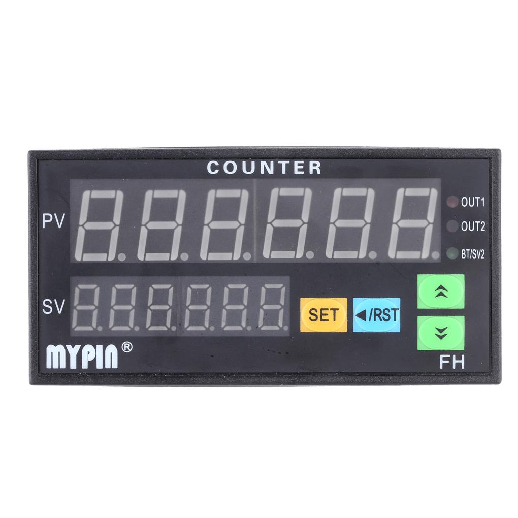 MYPIN FH8-6CRNB 6 Digital Counter with Proximity Switch Sensor NPN Mini Electronic Length Batch Meter