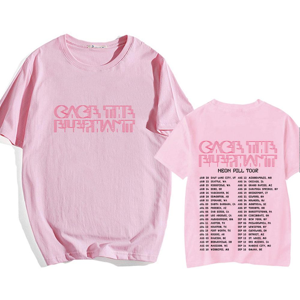 Cage The Elephant T-shirt for Spring/Summer High Quality Tee-shirt Women Clothes Punk Vintage Tshirt Sudaderas Gothic Soft Tops