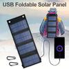 1pc USB  Folding Solar Panel Portable Flexible Small Waterproof 5V Folding Solar Panels Cells For Mobile Phone Battery Charger