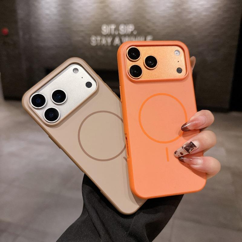 Luxury Phone Case for  iPhone 17 16Plus 15 14 13 12 Pro Max Air with MagSafe Wireless Magnetic Charging Protection