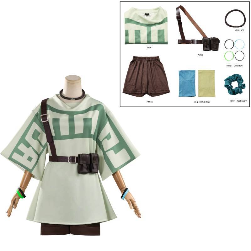 Gachiakuta Remlin Tysark Cosplay Attire With Breathable Polyester For Roleplaying And Cosplay Fans S