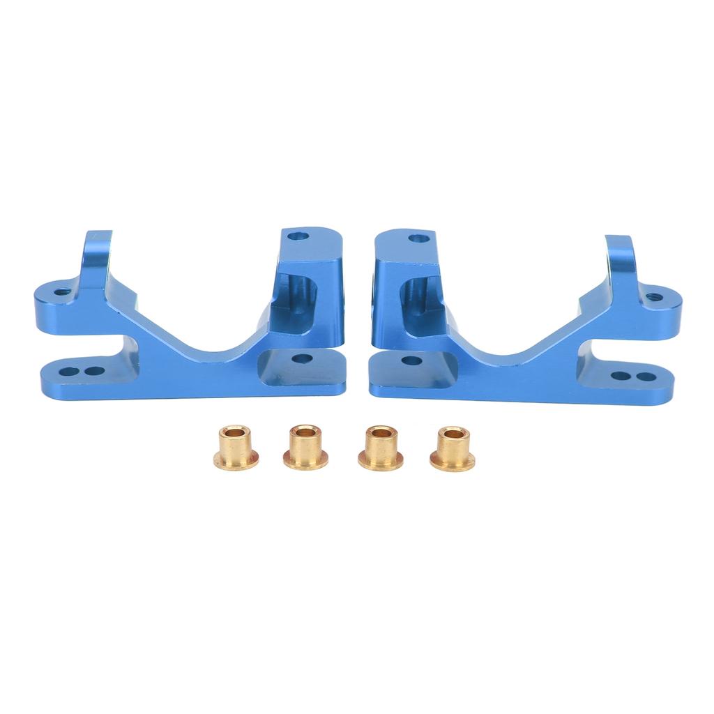 2PCS RC Caster Blocks   High Hardness Aluminum Alloy Front C Hub Carrier for   Rustler 4  1:10 RC Car
