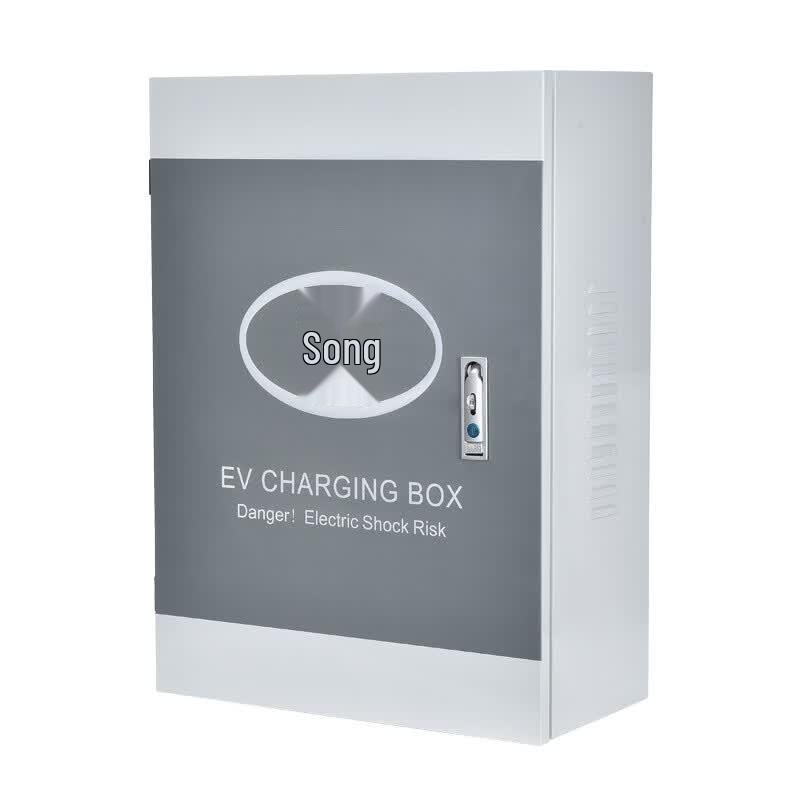Outdoor Protection Box for EV Charging Pile 600x500x250mm серо-белый