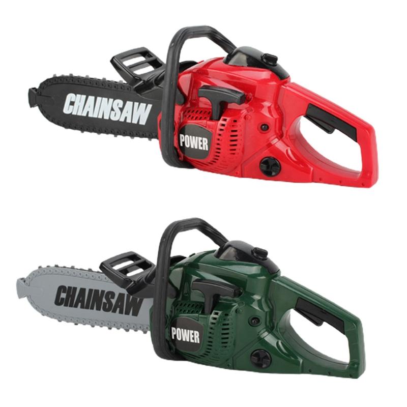Simulation Construction Tool Realistic Chainsaw Toy for W/ Safety Blade Sawtooth  Game Set Toddlers STEM Toolb