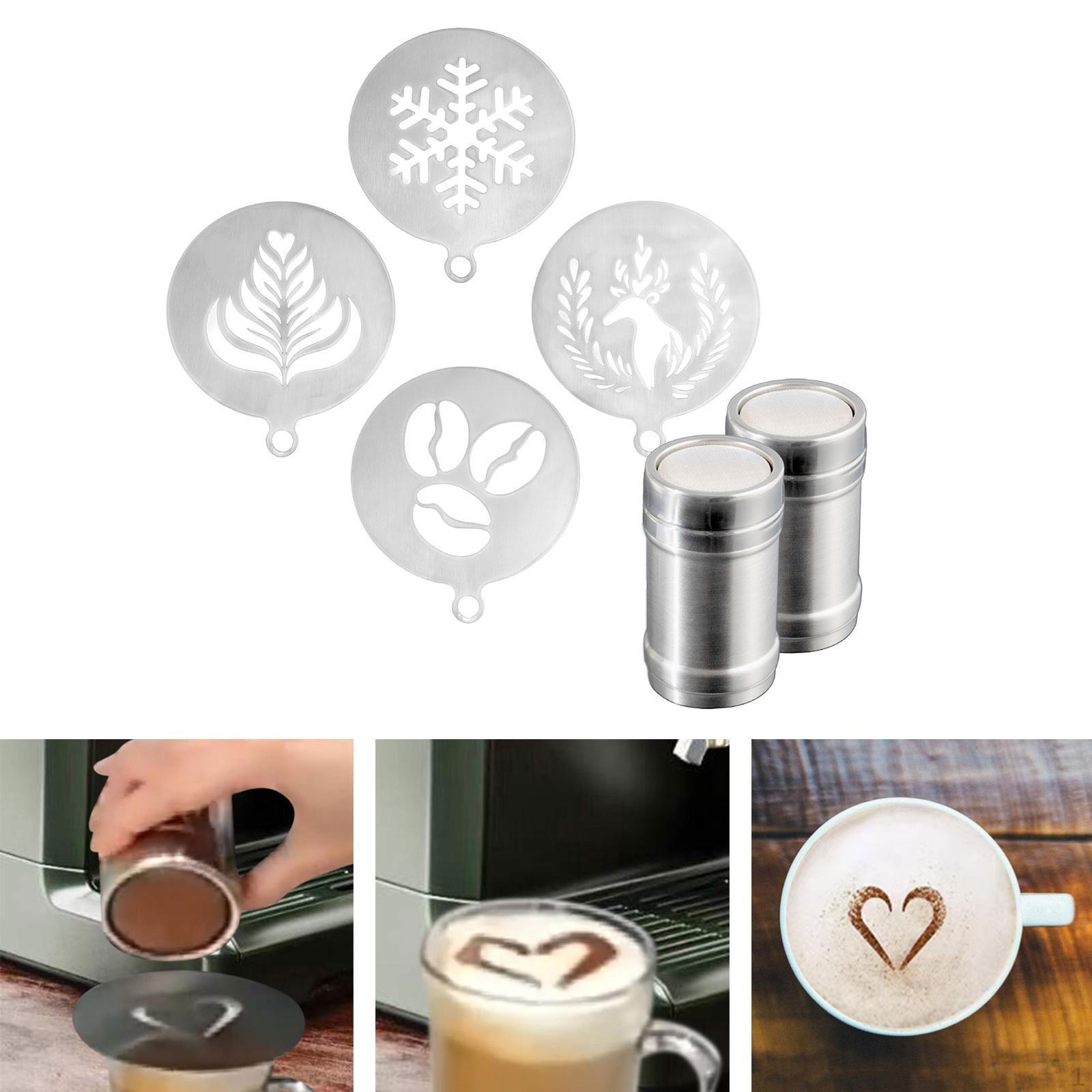 

Шаблоны для кофейной пены для выпечки, украшения торта для мусса 2 Jars