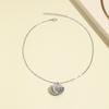 Women Sea Shells Charm Necklace DIY Photo Compartment Pendant Collarbone Chain Unique Trend Choker Chain Accessory