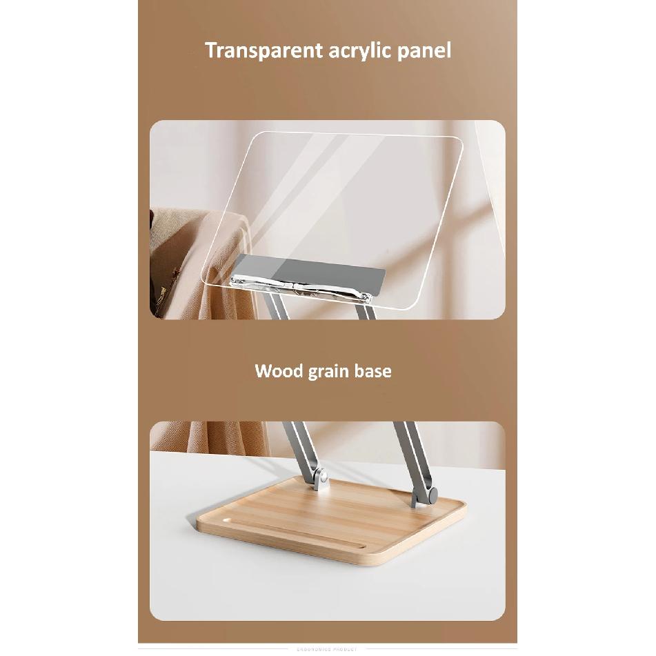 Reading stand Transparent acrylic Multifunctional lifting Children's bed Reading reading stand Desktop stand
