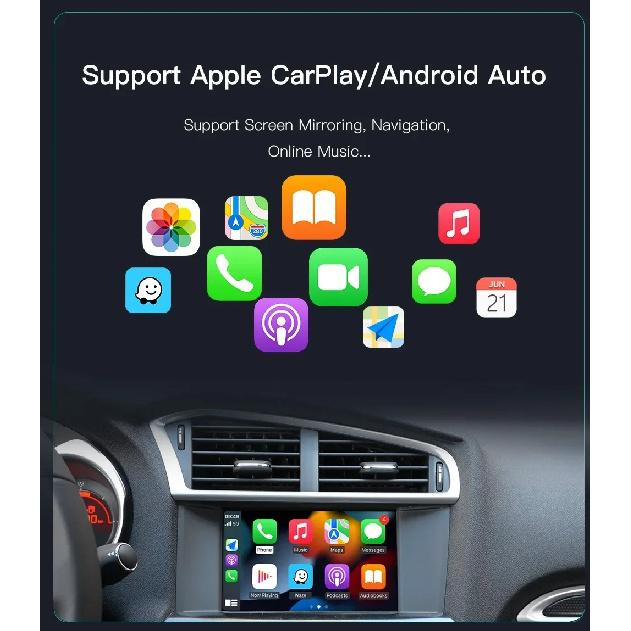 AUTOABC Wireless Carplay and Android Auto For Peugeot 2008 208 308 508 3008 & Citroen C4 DS3 DS4 DS5 SMEG Mirror Link Multimedi