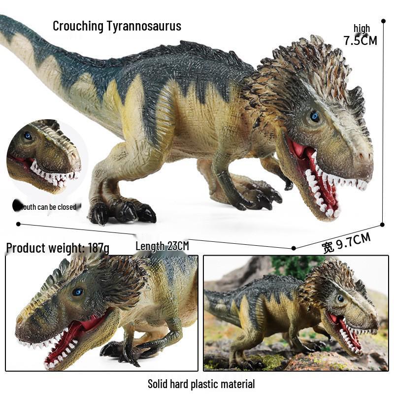 Children's Jurassic Dinosaur Toys: Oviraptor & Velociraptor Simulation Figures