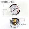 Y40 Y50 0-180PSI Gas Water Fuel Liquids Meter Pressure Gauge For Air Compressor