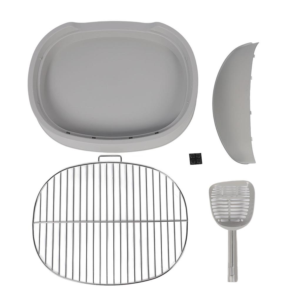 Dog Training Toilet with Splash Wall Potty Training Pee Pad Holder Portable Baffle Dog Litter Box