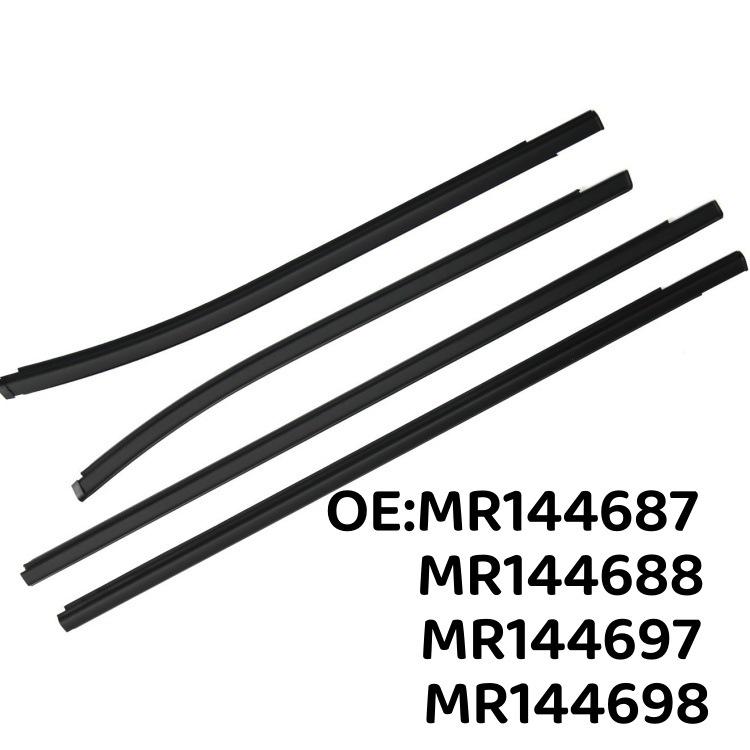 Waterproof Exterior Trim Strip for 96-05 Mitsubishi L200 Front Right Window Sealing MR144687-98