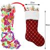 Large Size Christmas Gift Socks Hanging Xmas Gift Bag Candy Bag Christmas Stocking  Christmas Decor