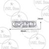 Car-Styling Metal GTD Grille Emblem Car Trunk Body Stickers For Golf Polo Passat Scirocco Bora Jetta Santana MK3 MK4 MK5 MK6 MK7