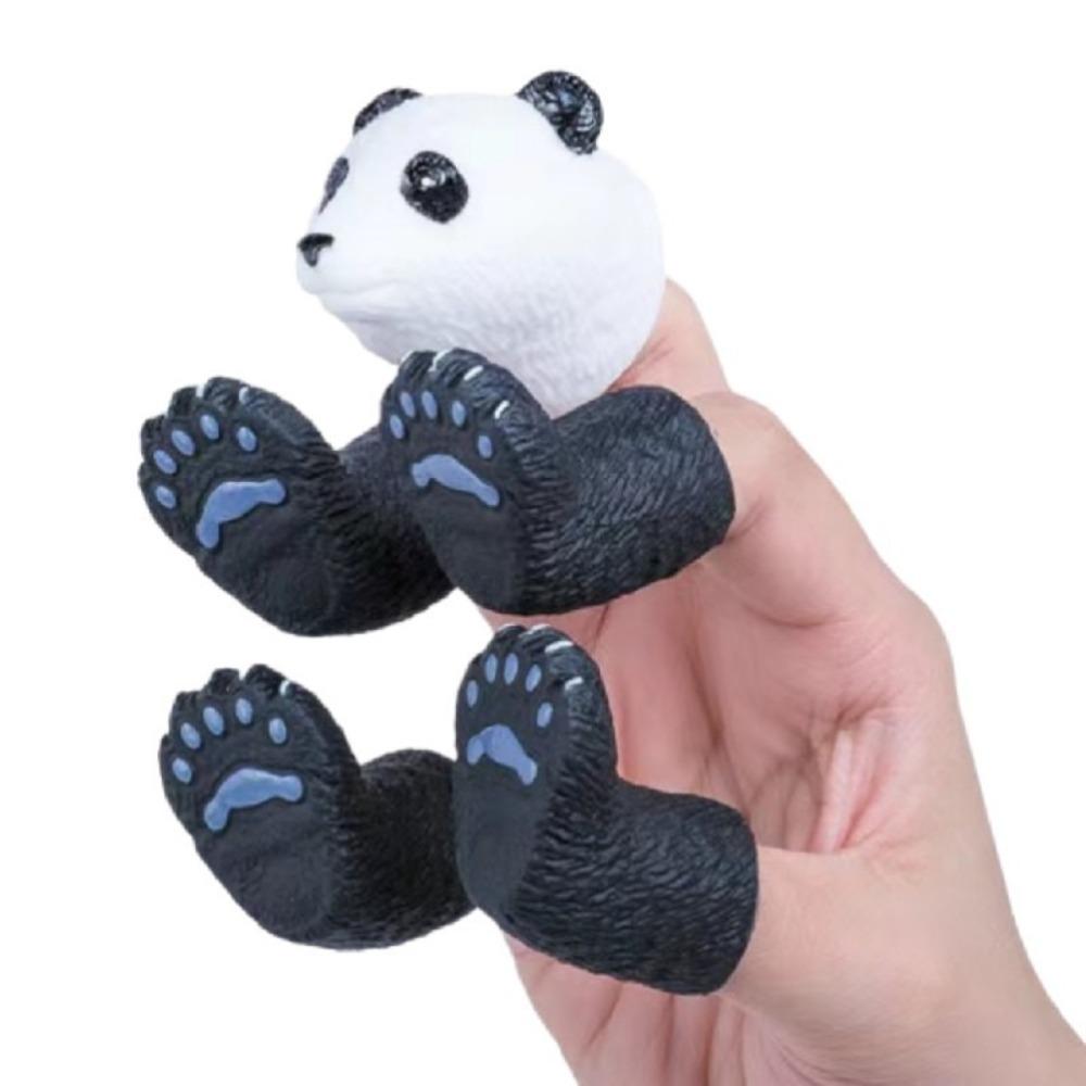 Mini Squirrel Finger Puppet Animal Shape Cartoon Puppets New Finger Puppet Toys Panda
