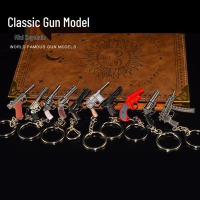 PUBG Frieden Schlüsselanhänger: Scorpion, Smith & Wesson Revolver, Luger P08, Colt, Mauser M1895 Modell