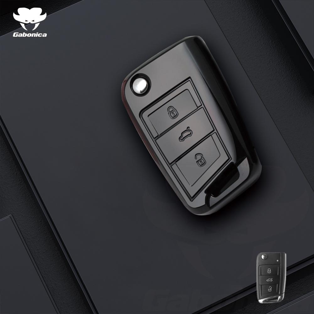 For Vw Volkswagen Polo Golf 4 5 6 7 T5 Mk7 Tiguan Passat B6 B5 Skoda Octavia A5 A7 Seat Leon Fr 2 Ibiza Ateca Car Key Case Cove
