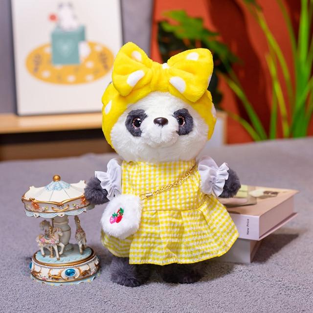 1pc 30cm Cute Lalafanfan Panda Plush Toys Lovely Bear With Dolls Stuffed Soft Animal Pillow Birthday Gift For Baby