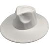 British Hat Retro Woolen Hat Wide Brim Flat Top Top Top Hat Versatile Autumn and Winter Hat Trendy Sun Hat Felt Hat