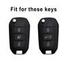 Funda de TPU para llave de coche, accesorios para Peugeot 2008, 3008, 4008, 307, 208, 308, 408 y 508, para Citroën C4, C4L, CACTUS, C3, C6 y C8.
