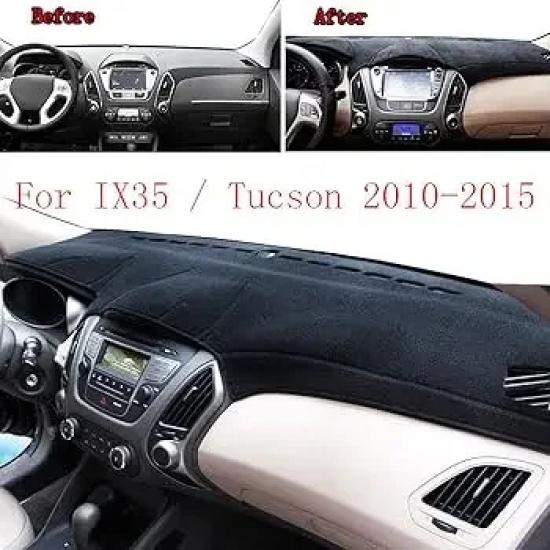 For Hyundai Tucson 2010-2015 IX35 LM High Quality Dashboard Cover Dashmat Sunshade Anti‑UV Protector Dash Mat Pad Accessories