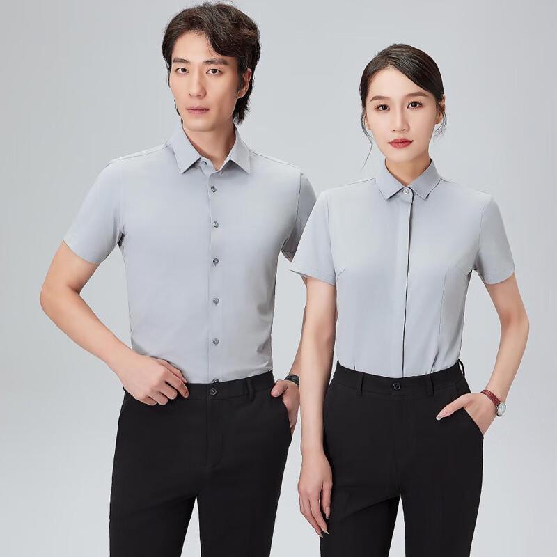 Women s Short-Sleeve Non-Iron Knit Shirt 38