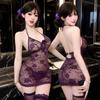 New Sex Underwear Purple Pure Desire Nightdress Sexy Lace Temptation Bed Free Pajamas Small Chest Uniform