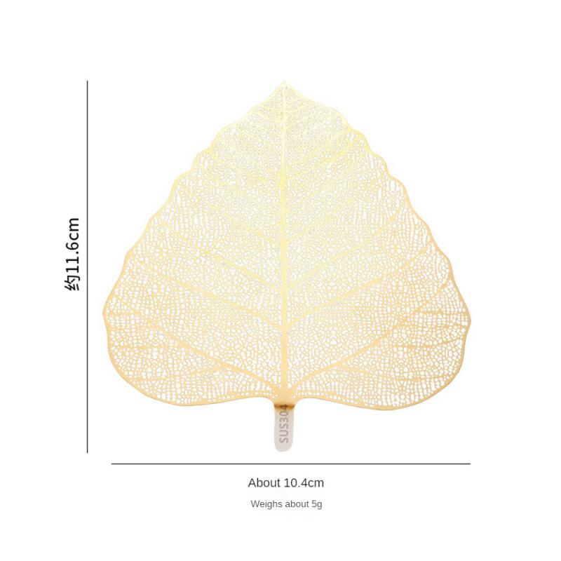 Stainless Steel Tea Infuser Leave Shape Bodhi Tea Filter Kung Fu Tea Infusers Access Hollow Out The Leaves Strainer Drinkware