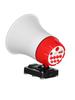 Rechargeable Outdoor Megaphone & Bluetooth Speaker for Street Vendors and Promotions