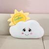 Cute Sun Cloud Plush Toy: White Cloud Doll Ornament for Valentine's Day or Birthday Gift for Women