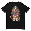 Cute Patriotic Basset Hound Dog 4th Of July Usa