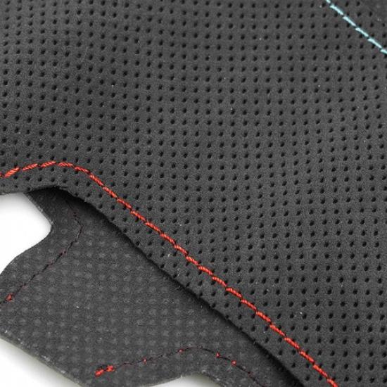 M Sport Color Stitch Steering Wheel Suede Cover Trim For BMW 3 Series E90 E91