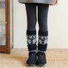 Kids Leg Warmers Socks Cover Stretchy Ribbed Design Cosy Warm Winter Socks For Girls Sweet Inspired Outfit