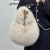 Winter Casual Flauschige Umhängetaschen für Damen Unifarbene Weiche Plüsch Damen Clutch Handtaschen Leichte Damen Hobo-Tasche sac