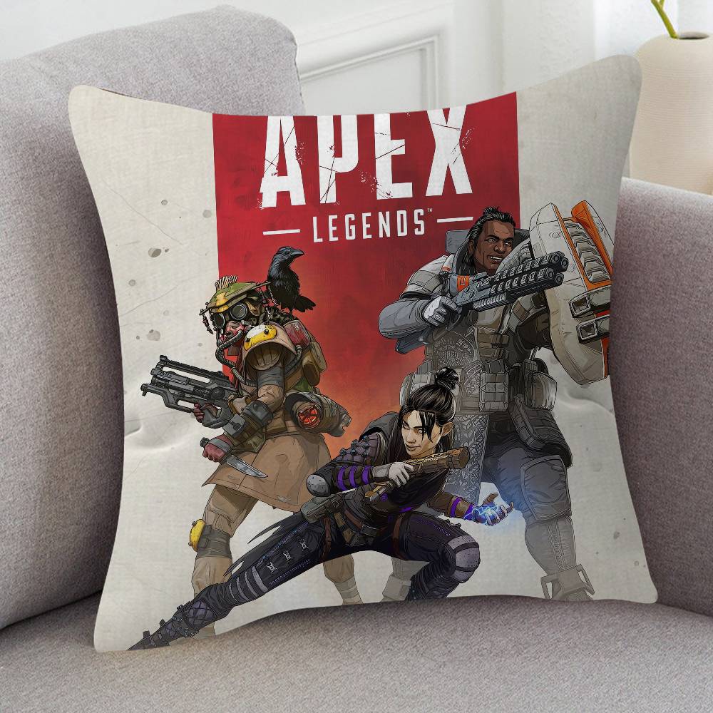 Game Apex Legends Cute Cartoon L Game Cushion Cover Pillowcase Upholstery Sofa Throw Pillow Home Decor Pillowcas