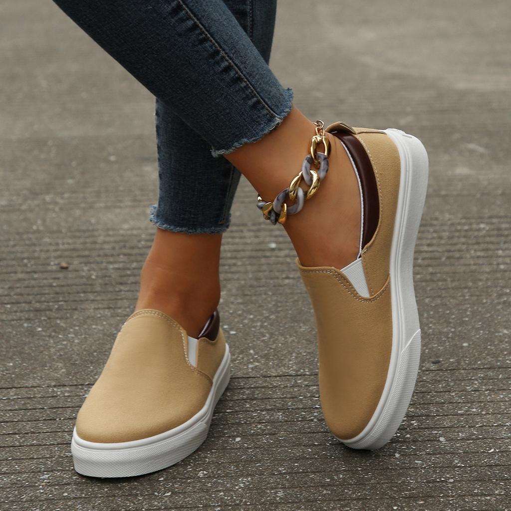 Old Beijing Cloth Shoes Casual Little White Shoes Fashion Korean Version Versatile Board Shoes Soft Sole Non-slip Female Mother Shoes