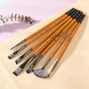 Wooden Handle Acrylic Oil Brushes Round Head Drawing Tool Painting Brushes Kits  Watercolor