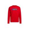 Adidas Sweatshirts Men's Light Scarlet Crew Neck Moderate Regular GQ2834