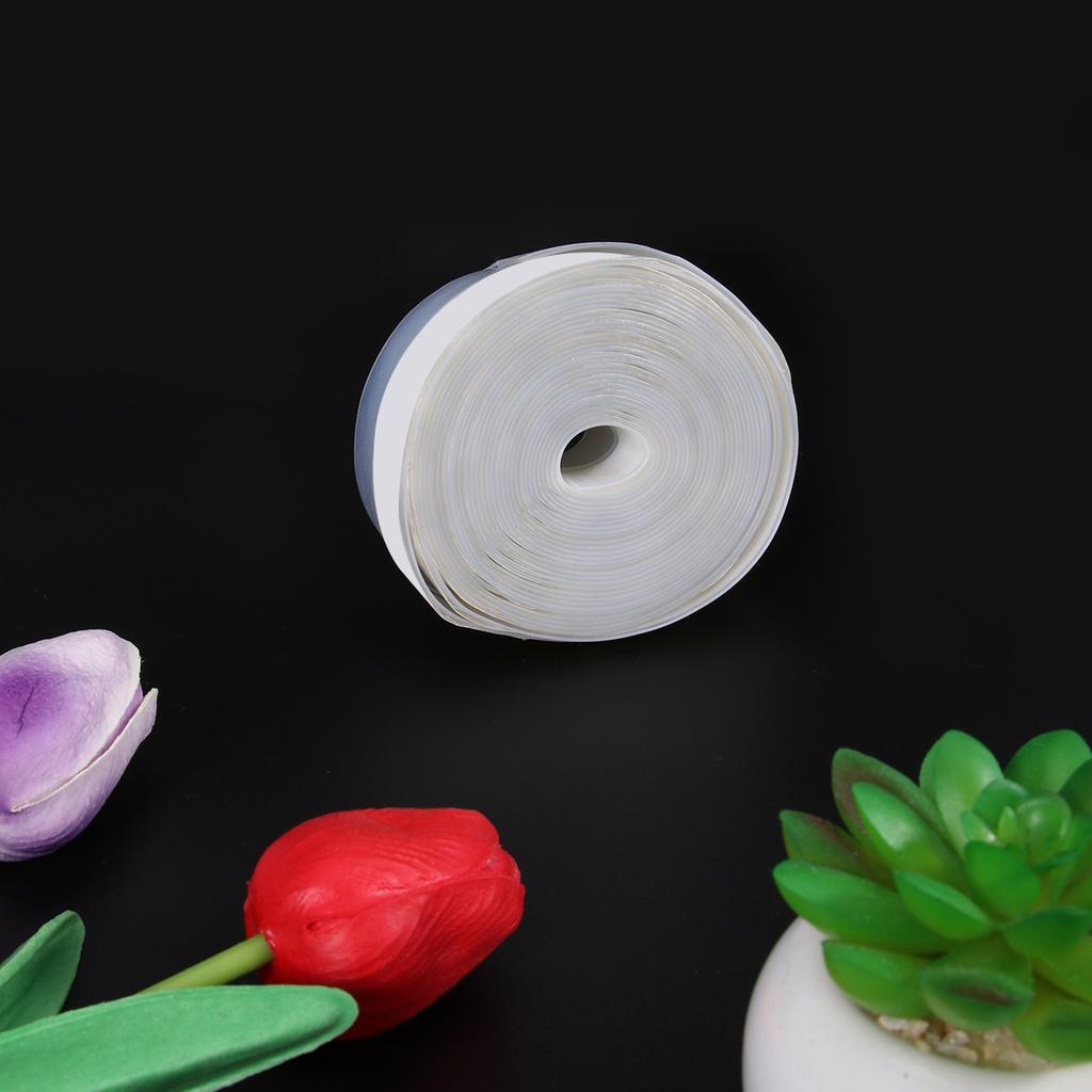 1 Roll 5M 35Mm Flexible Door Window Seal Tape Reusable Non Deguming Soundproof Weatherproof Silicone Strip for Sliding Doors