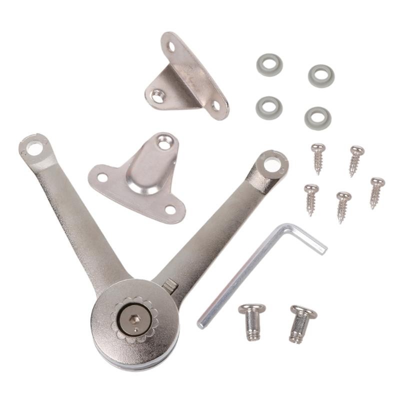 Adjustable Stop Stays Door Lift Up Support Furniture Stay Support Hinge Cabinet Door Kitchen Cupboard Hinges for 4-15KG
