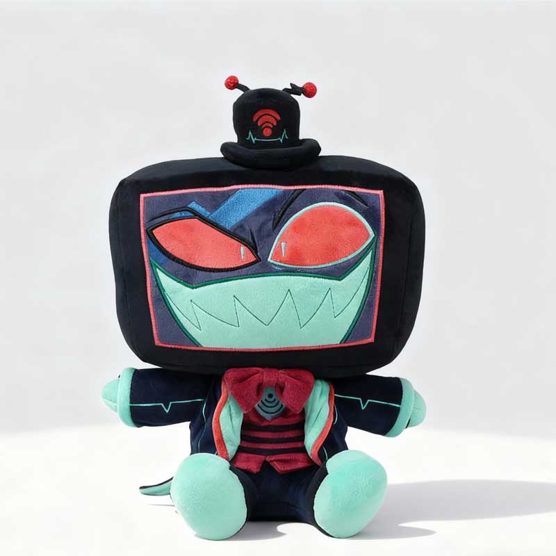 Peluche Hazbin Hotel - Produit dérivé amusant inspiré de l'anime - Objet de collection pour les fans - Décoration de bureau raffinée - Cadeau pour un ami