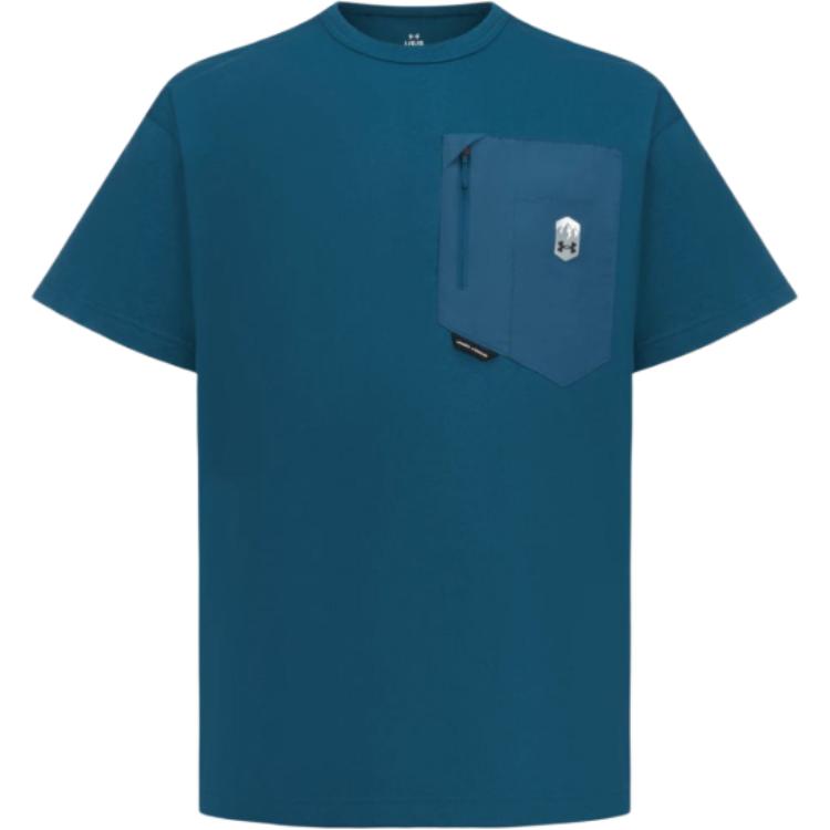 Under Armour Urban Adventure Series Outdoor Pocket Crew Neck Short Sleeve T-Shirt Men Tops 6010029-498 S