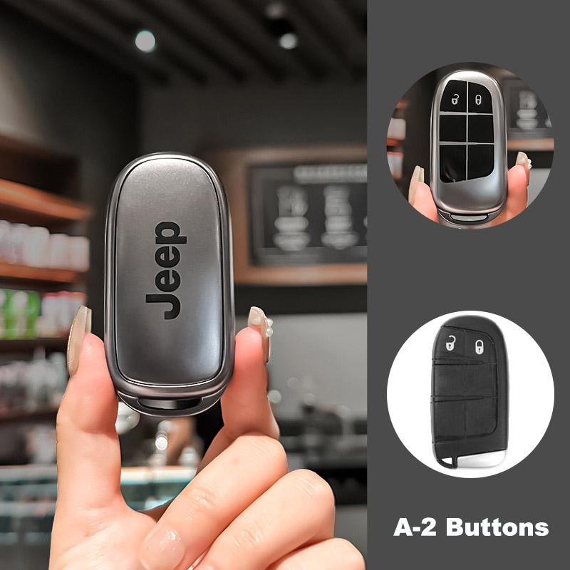 

Cup Holders Soft TPU Car Key Case Cover Protector Shell For Jeep Grand Cherokee WK2 KL Wrangler JK Renegade Commander Compass Ac