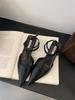 2025 spring and autumn new pointed high heels women's fashion versatile sandals thin heel bag head women's shoes