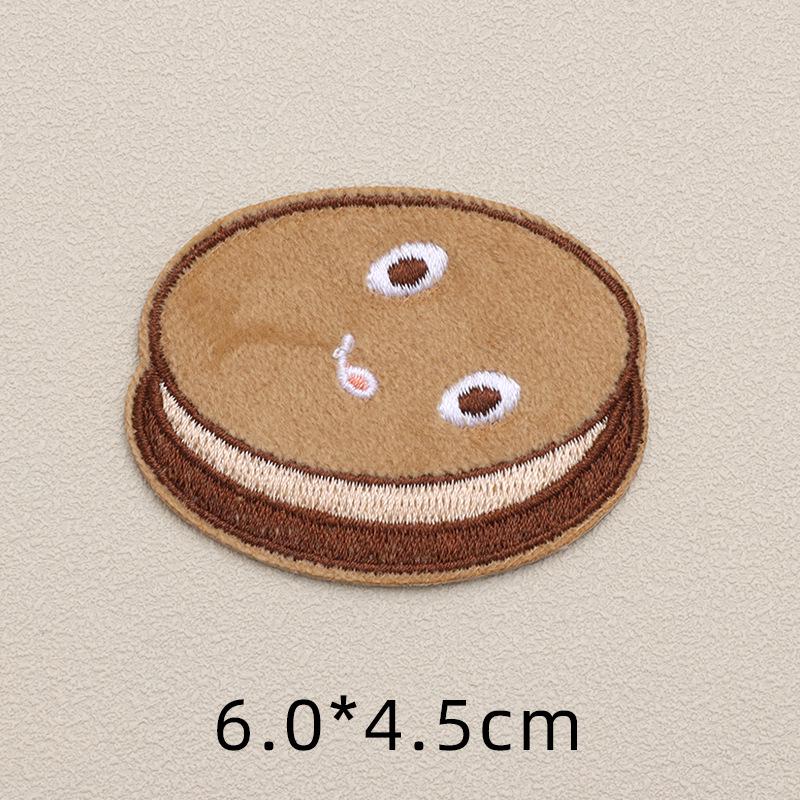 Adorable Cartoon Self-Adhesive Embroidery Patch for Clothing, Backpacks & Notebooks