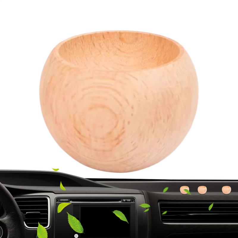 Holz Öl Diffusor Becher Holz Öl Diffusoren für Auto Langlebiger Kleiner Lufterfrischer Aromatherapie Tragbar Heimdekoration