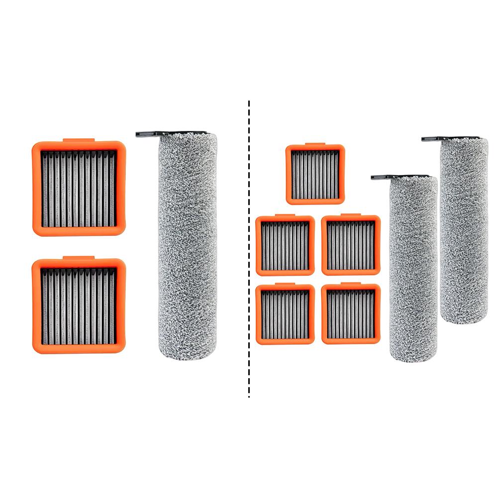 Roller Brush And HEPA Filter Kit For Uwant D5/D5 Pro/D100/A60/V8/V10 Vacuum Cleaner Replacement Parts