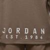 Jordan Essentials Moletom Confortável Casual Solto Versátil Masculino moletons Marrom-Escuro Branco-Vela FV7457-223