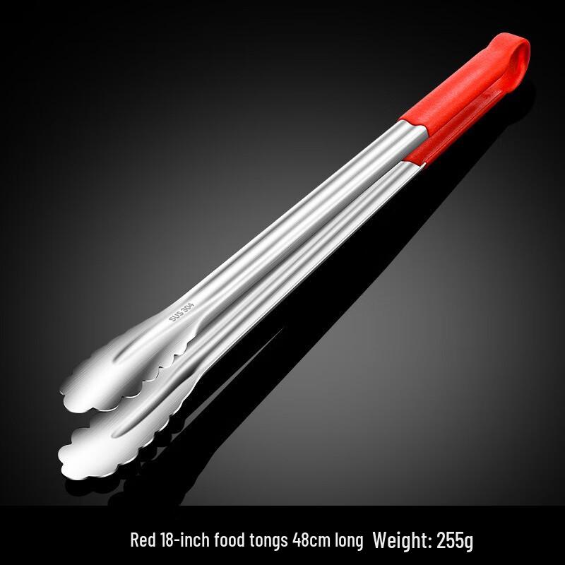 TLXT 304 Stainless Steel Kitchen Food Tongs